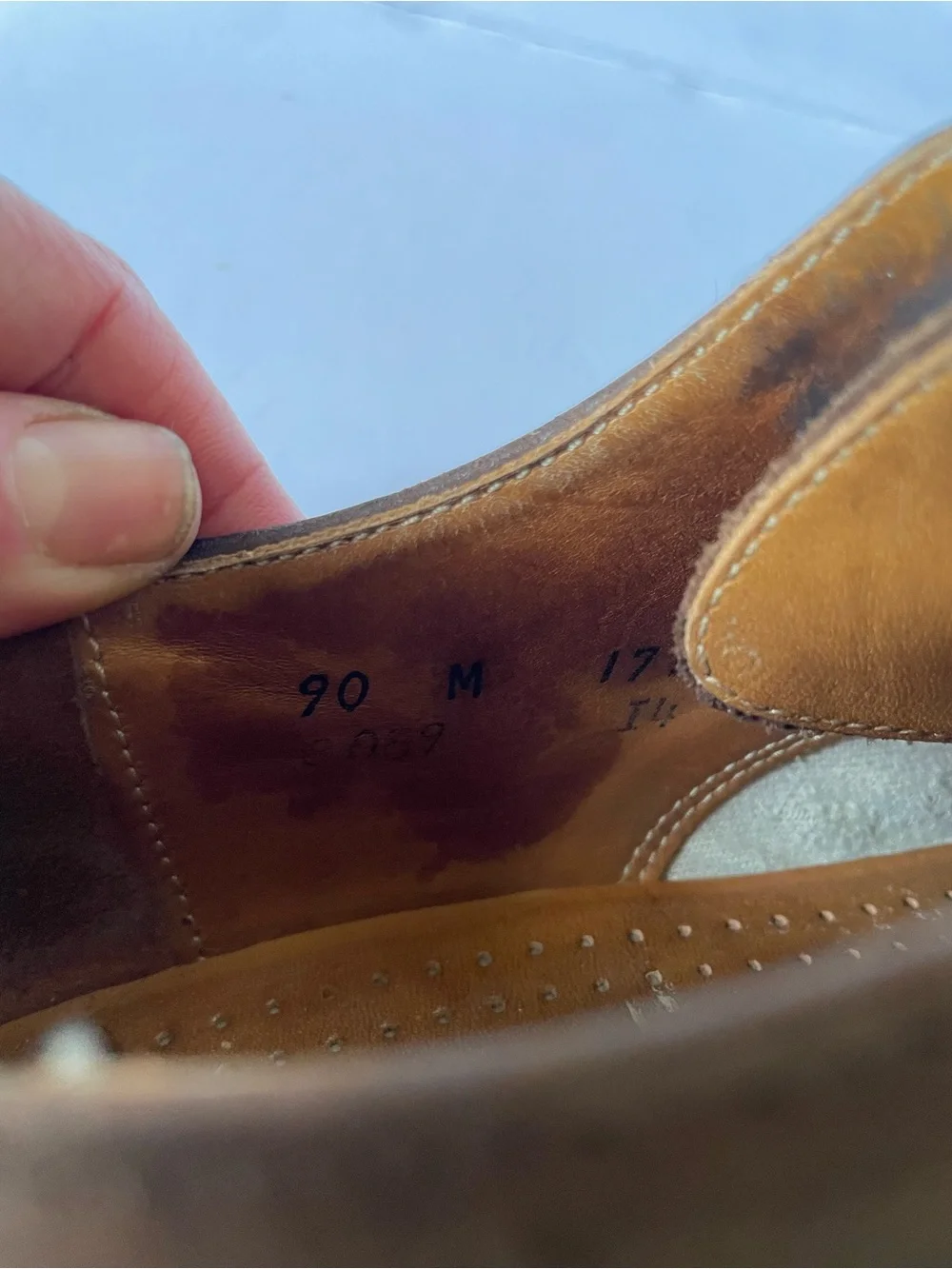 Men’s Cole Haan Oxford Brown Leather Lace Up Shoes 9 M